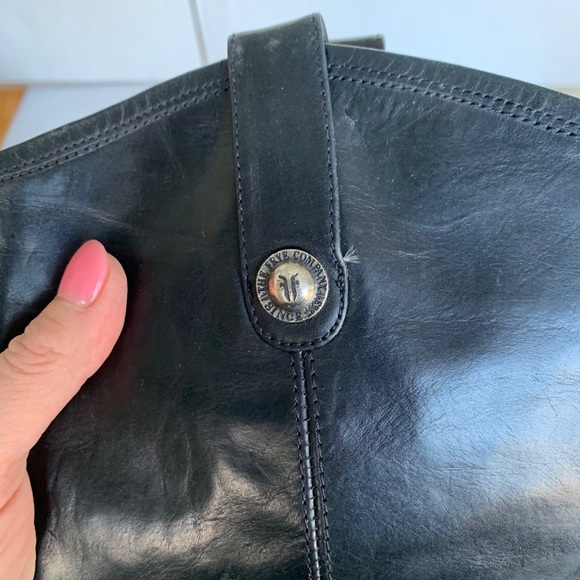 Frye Black Leather Melissa Riding Boots Size 7.5 - Picture 6 of 8